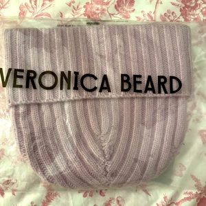 NEW Veronica Beard 100% Cashmere Beanie Hat Lilac Lavender